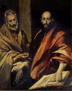 El Greco St Peter and St Paul Norge oil painting reproduction